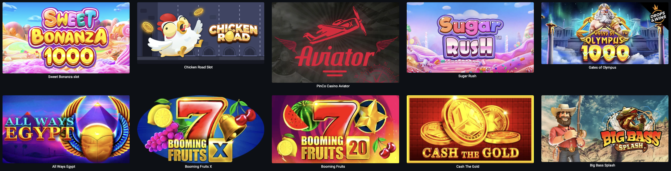 Pinco Casino resmi sitesi